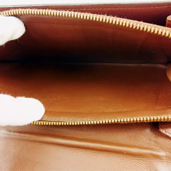 Louis Vuitton Purse Monogram beige Monogram canvas Authentic used T18968 - Picture 9 of 9